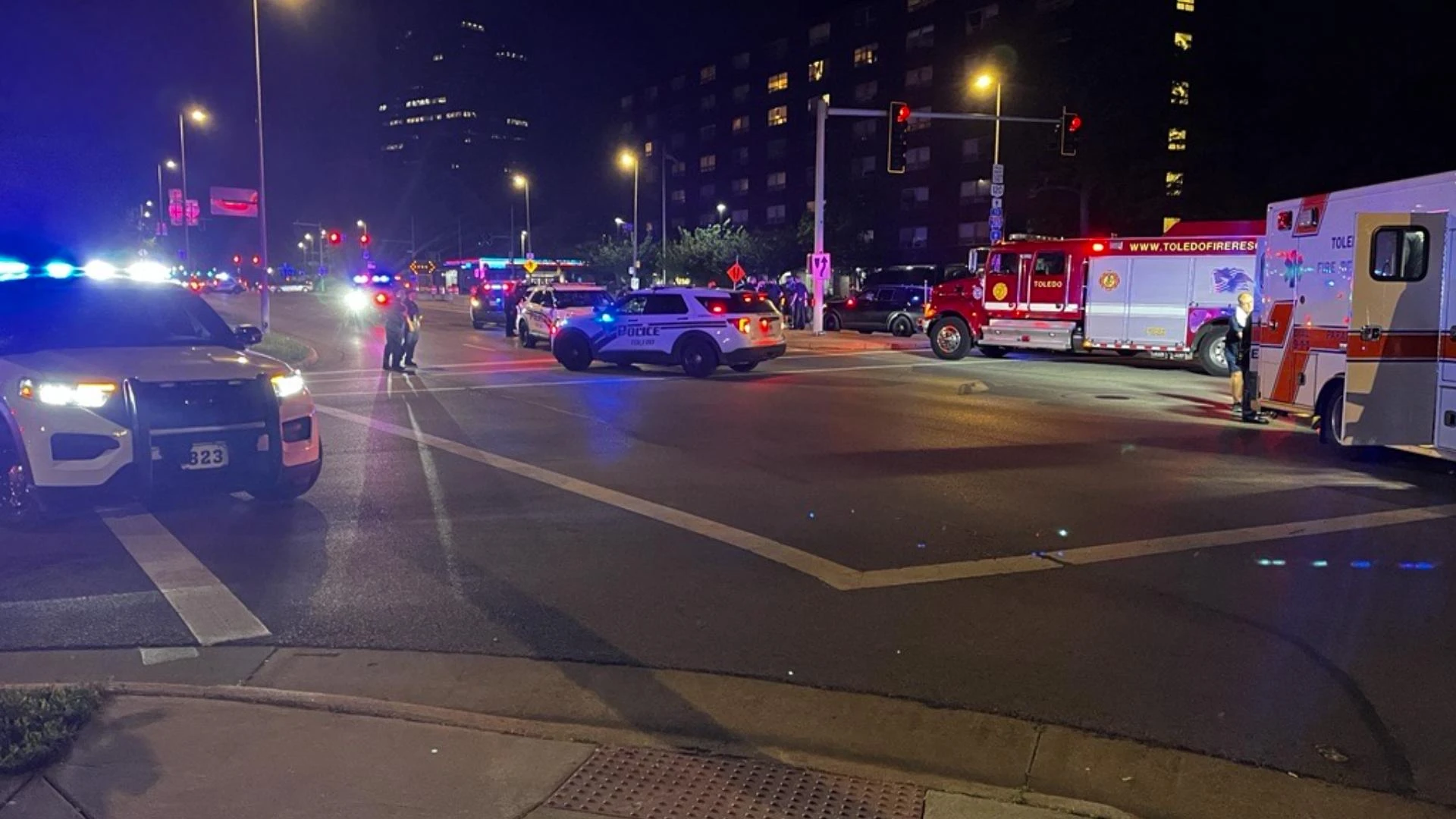 The Aftermath of the Toledo Downtown Shooting Incident